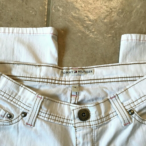Tommy Hilfiger boyfriend white jeans - size 4 - Picture 7 of 8